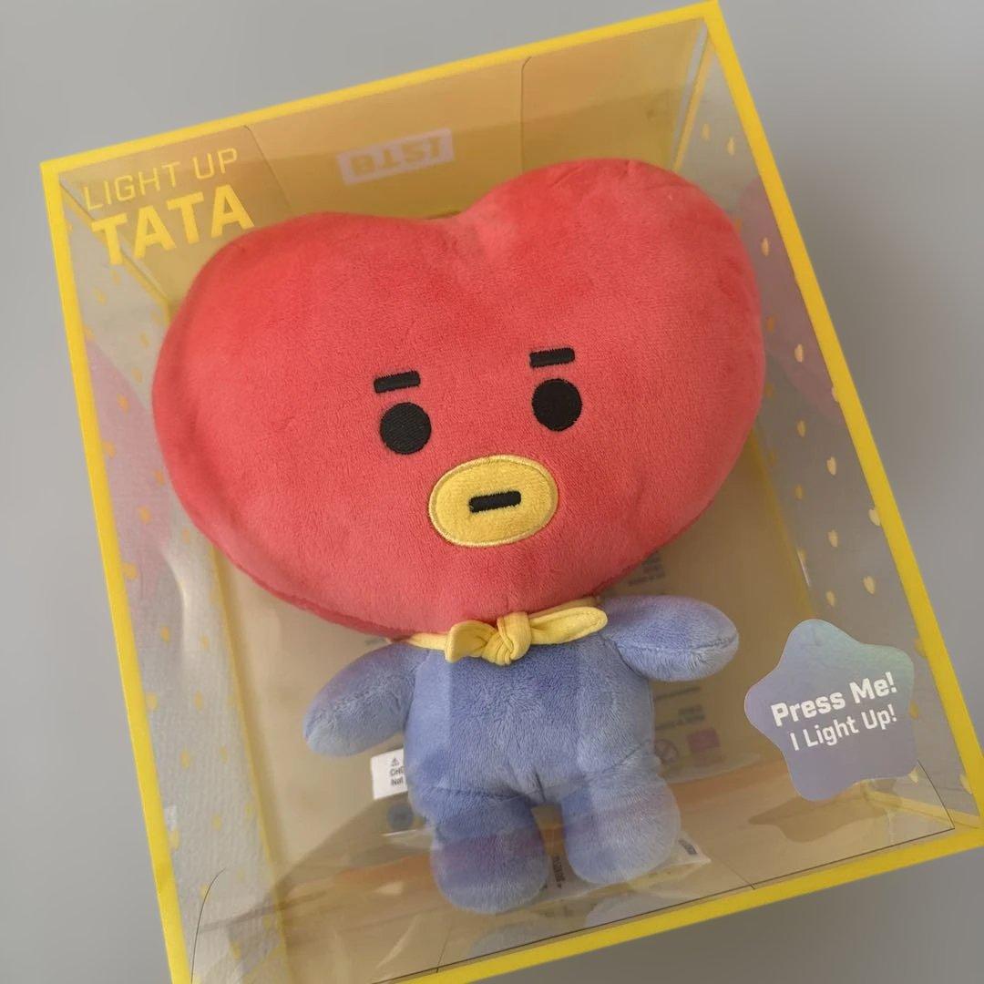 [USED] BT21 Official Light-Up TATA Plush Toy (Approx. 25cm)