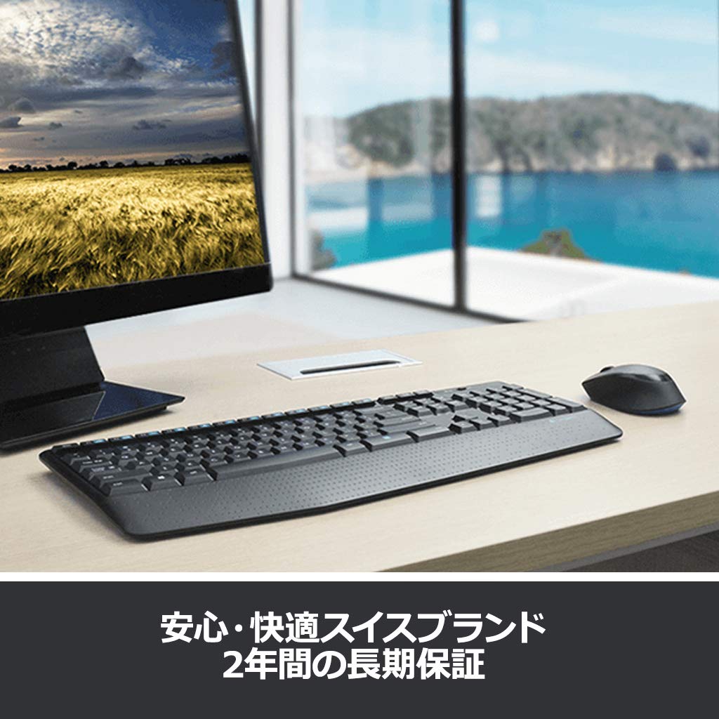 Logitech Wireless Mouse and Keyboard Combo MK345 (Authentic Japanese Product)