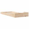 Natural Wooden Bed Frame 80 X 200 Cm Solid Pine Wood