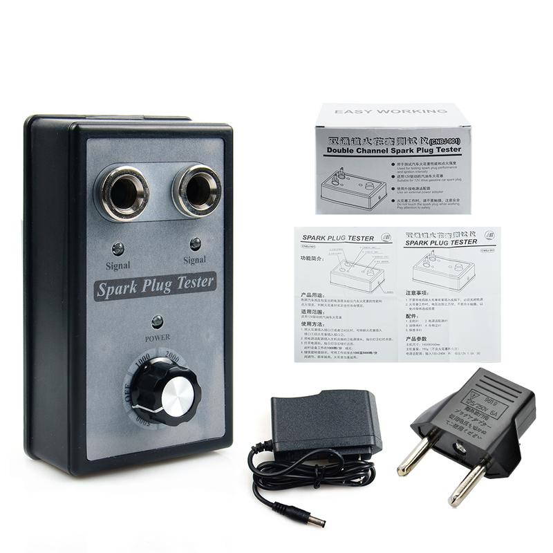 2025 Car Tester Spark Plug Ignition Analyzer Starter Test LED Indicator Coil Detector Diagnostic Tools Automotive Accessories