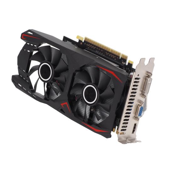Computer Graphics Card 128-bit Interface 4GB Dual Fan Design PCI-E GDDR5 Universal Low Power