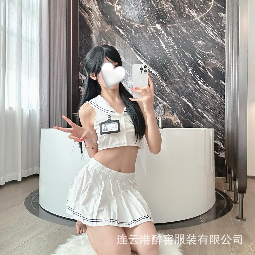 Large size sexy lingerie women's abstinence department pure lust jk short skirt uniform suit qqny flirting pajamas