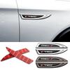 2Pcs Car Metal Alloy Logo Auto Body Side Fender Knife Badge Stickers For Toyota Fortuner Chr Prius Verso Hiace Yaris Trd Corolla