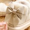 Outdoor Non Slip Thick Sole Snow Boot Bow Shoe Waterproof Boots