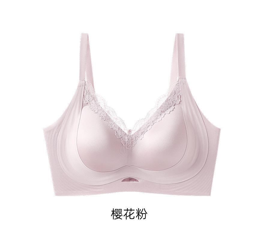 

Premium Rim-Free Satin Traceless Women s Anti-Sagging Top Lift Bra 2xl (recommended 67.5-75kg )