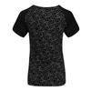 Adidas Neo Cotton Letter Round Neck Short Sleeve T-Shirt Women Tops Black CV9258