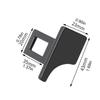 Car Seat Belt Clip Universal Seat Belt Buckle Car Metal Seat Belt Clips Car Seat Belt Silencers Plugs