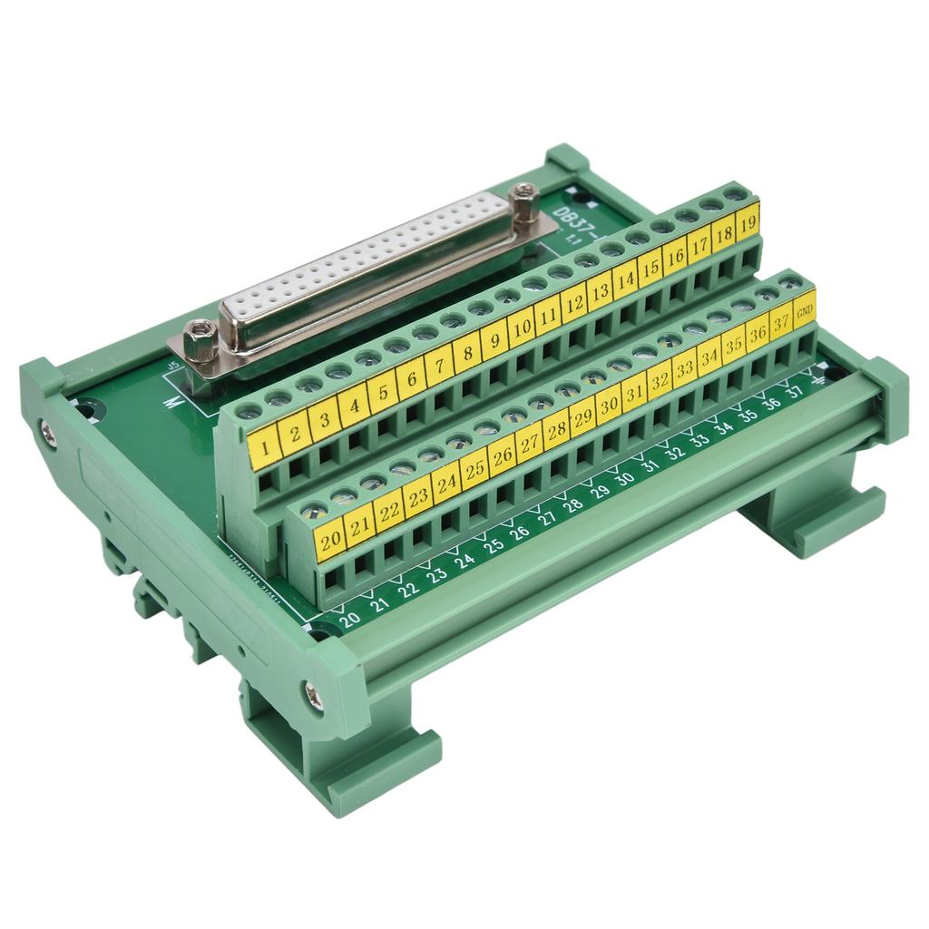 Terminal Board Adapter Plate Connector Module PCB Breakout Female DC 60V DB37‑M7