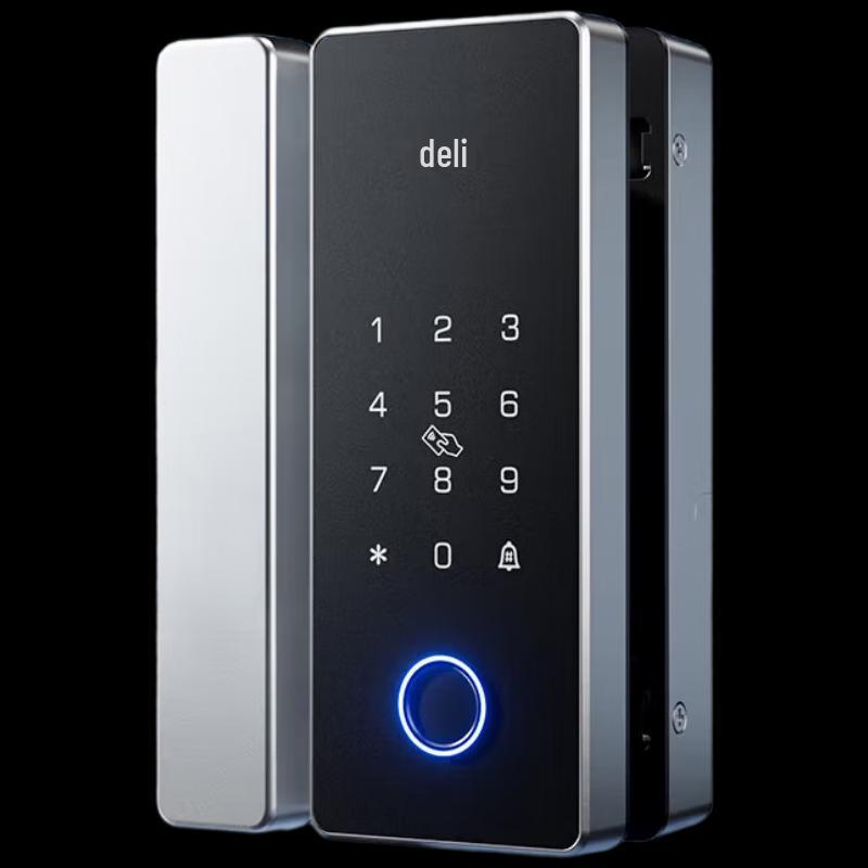 Deli AL107 Smart Glass Door Fingerprint Lock