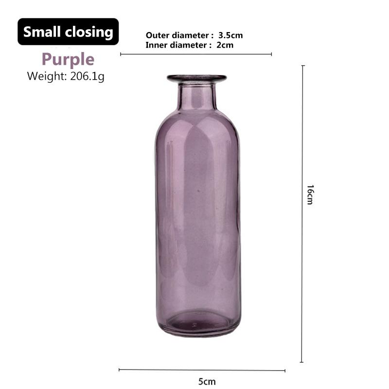 

Стеклянная ваза для гостиной, сушеные цветы, скандинавский стиль, стеклянная прозрачная ваза с укропом, аксессуары для украшения дома, вазы для цветов для дома 11