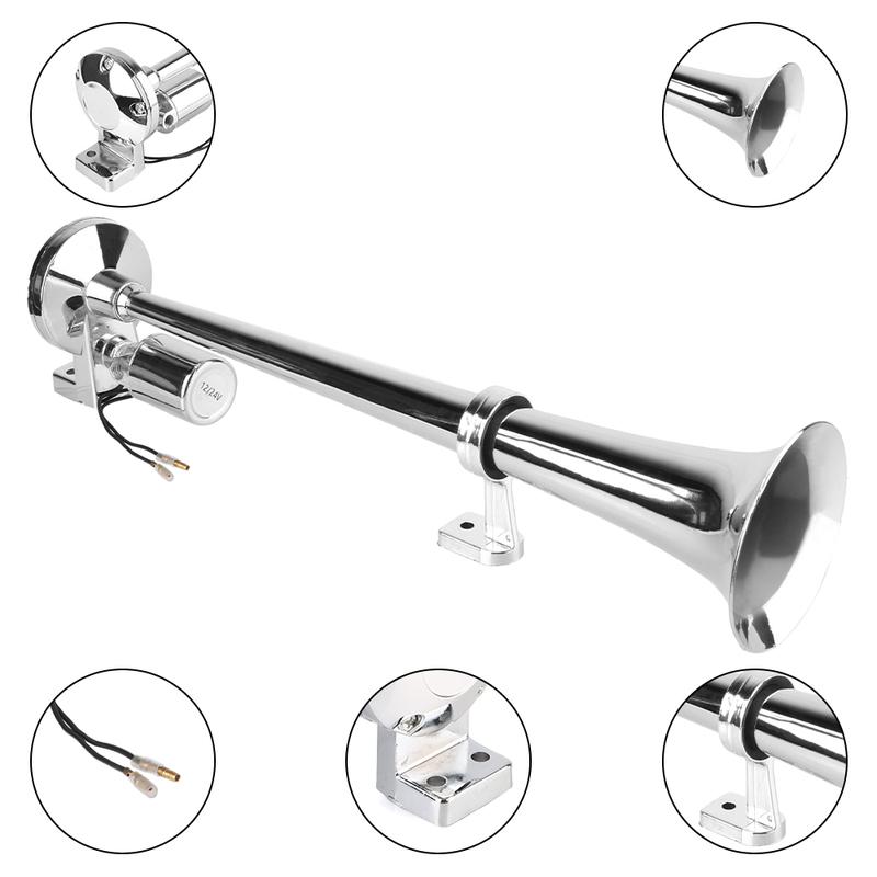 Tromba ad Aria 24V/12V Altoparlante Super Forte Tromba per Auto Forniture per Barca Camion Con Relè Altoparlante Tromba Sirena di Avvertimento Impermeabile