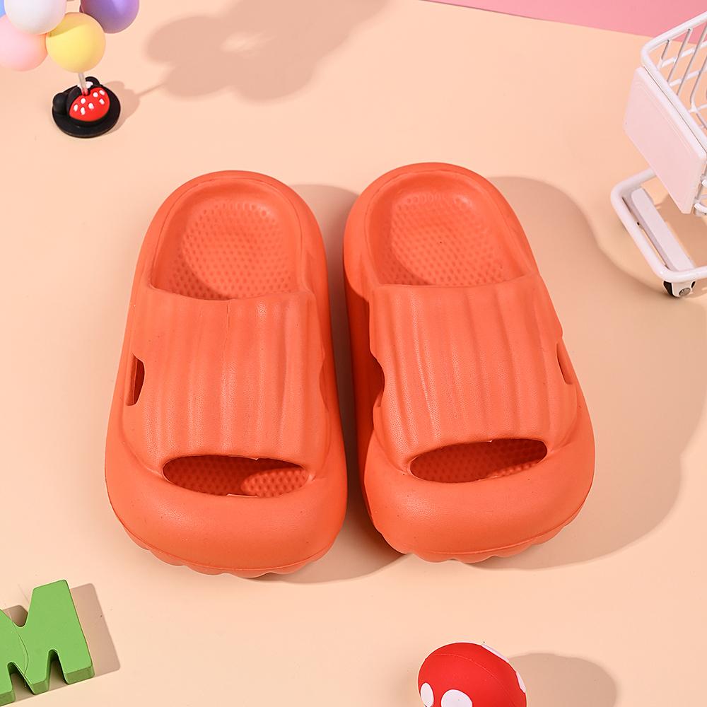 Simple Children's Slippers Baby Indoor Flip-Flops Boys Girls Cute Bathroom Non-slip Sandals Summer Beach Garden Shoes