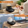 Mug Warmer,Coffee Mug Warmer for Office Use or Candle Warming,Coffee Warmer with 3 Temperature Control,Mug Warmer for Desk with Auto Shut Off,Cup