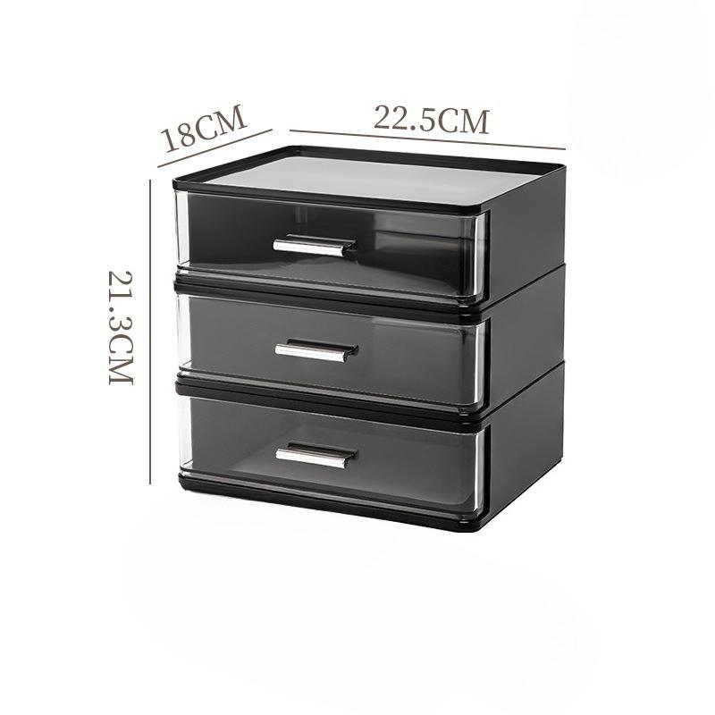 Multi-layer Transparent Drawer Cosmetics Organizer Makeup Storage Box Large Capacity Table Lipstick Makeup Brush Perfume Racks