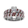 Hot-Selling Cable Knit Zirconia Couple Rings with Heart Detail