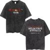 Washed Vintage Ed Sheeran Play Graphic Tshirt Men Women Hip Hop Fashion Pop Music T Shirts Mens Gothic Oversized Streetwear