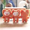 Cute Adorable Plush Fox Keychain Pendant Soft Stuffed Toy For Bags And Accessories