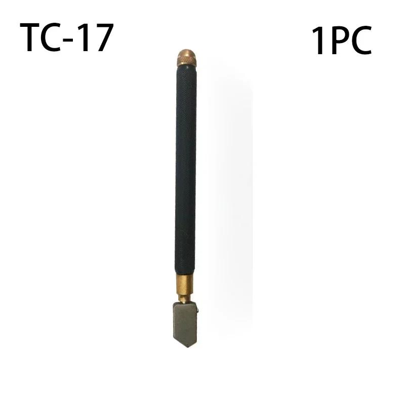 TC-17 Professional Glass Cutting Wheel Glass Cutting Hand Tool Glass Cutter Ceramic Tile Cutter TC-17 B Toyo Type Metal Handle