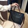 Women's Handbag Elegant Single Shoulder Bag Vintage Solid Color Messenger Bag Simple Versatile Soft Bag