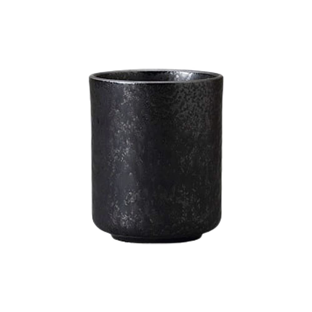 Yamashita Kogei Long Black x 756621251 (Yamashita Crafts) Teacup, Quartz, Large, 7.1 8.6 cm, 215cc,