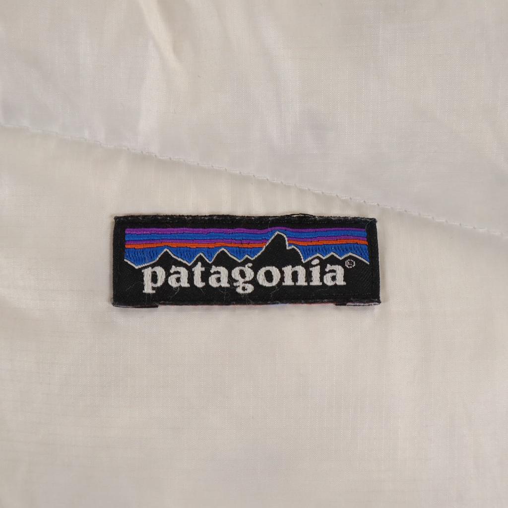 Patagonia Down Jacket L 12 White 68212FA18 Outdoor Pocketable Kid's Used