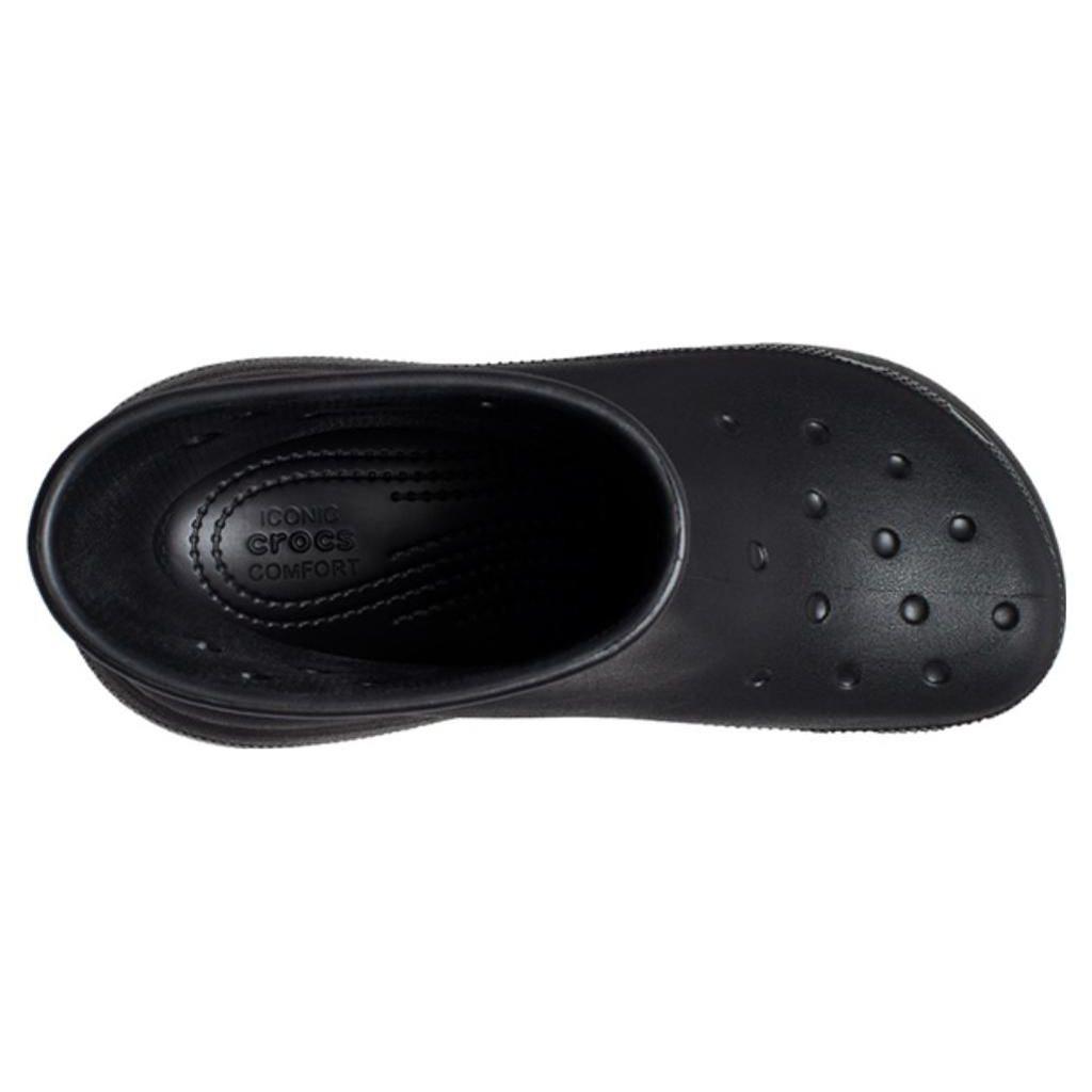 Crocs Classic Crush Rain Boot Black Unisex 207946-001
