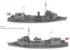 Nico Model Japanese Navy Gunboat Fushimi 1941 Resin Kit PN03506 1/350