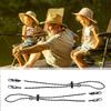 Hat Chin Strap Set Of 10 Hat Clips for Wind Portable Windproof Cap Accessories for Travel Fishing Camping Daily Wear Hiking