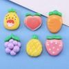 Cute Fruit Cartoon Resin Ornaments DIY Charm Kit for Crocs