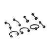 8Pcs Mixed Style Lip Tongue Eyebrow Nose Ring Barbell Body Piercing Jewelry
