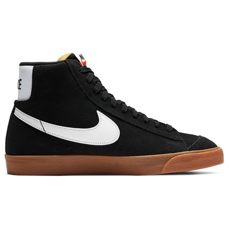 Nike Blazer Mid 77 Black White Gum Women's Sneakers Skateboard Shoes DB5461-001