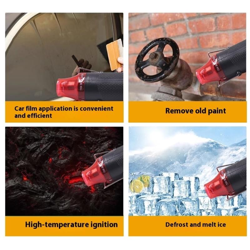 Heavy Dutys Heat Guns For Plastic Welding Shrink Film DIY Projects Fixed Temperature 200°C for Crafts, Shrinking PVC, DIY,