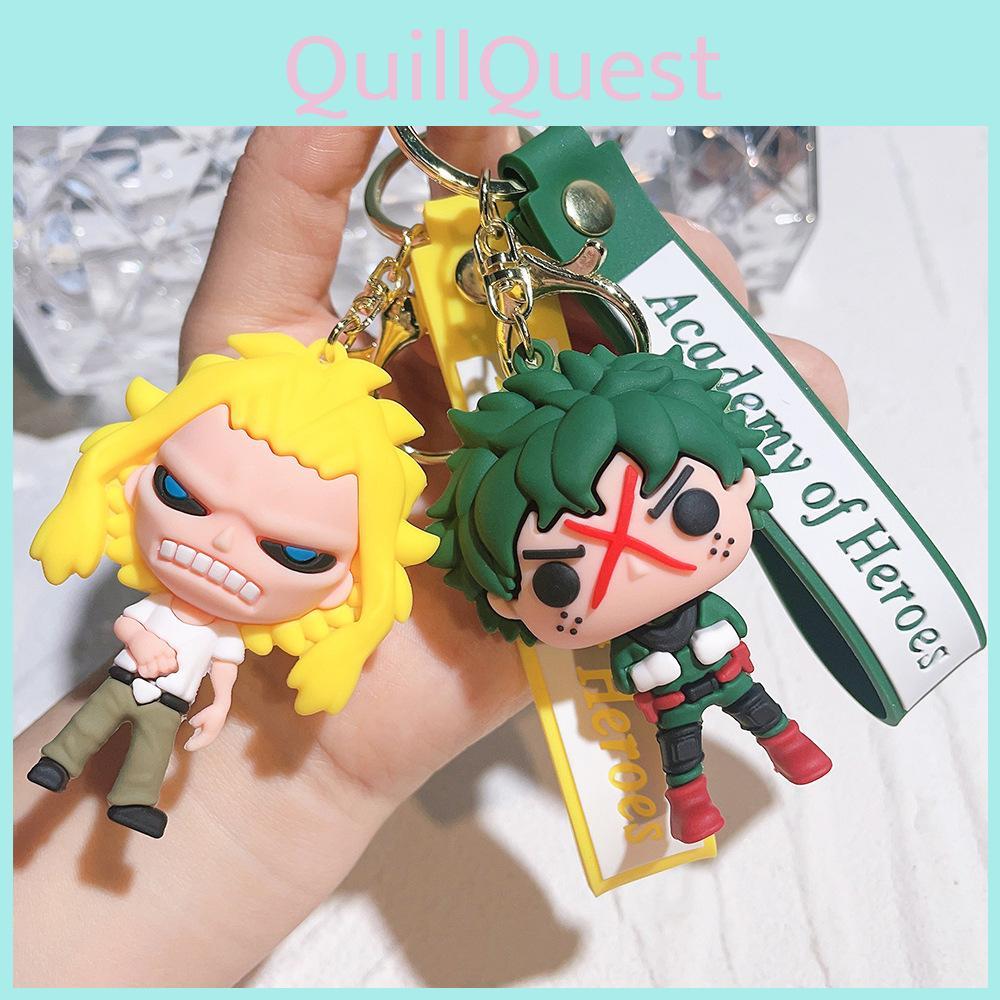 My Hero Academia Keychain Figure Cute Deku Bakugo Shoto Kirishima All Might