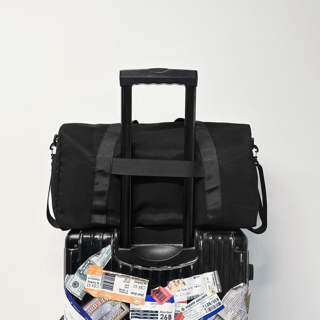 Cross-border Fitness Bag: Logo Customizable, Dry/Wet Separation, Yoga, Travel, Trolley