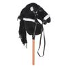 Accessori realistici con testa di animale per costumi Design di Cavallo su Manico di Legno Giocattolo Cavallo a Dondolo Perfetto per Temi di Festa