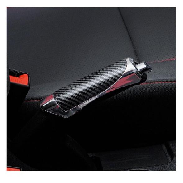 Car Hand Brake Cover Protector Carbon Fiber Style Decor For Interior Accessories