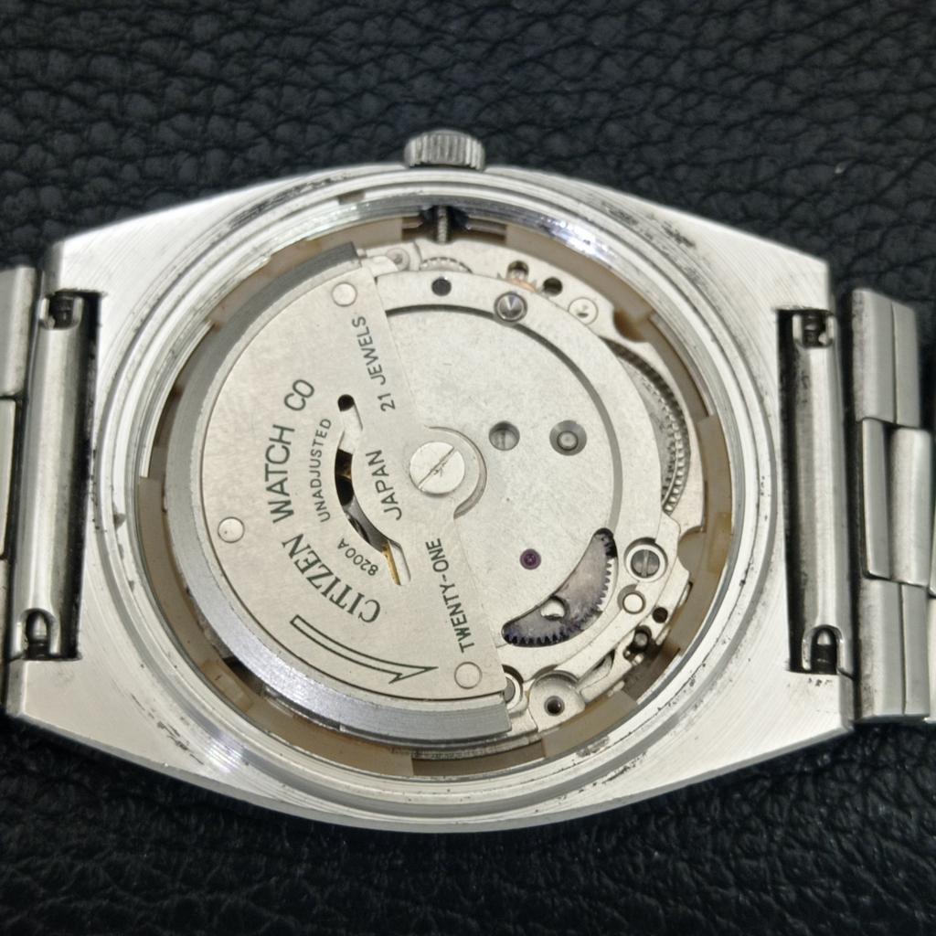 GENUINE VINTAGE CITIZEN AUTOMATIC 8200A JAPAN MENS ORIGINAL DIAL WATCH A705530-1