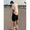 Men'S Trendy Letter Round Neck Printed Short Sleeved T-Shirt For Summer Ins Loose Casual Top