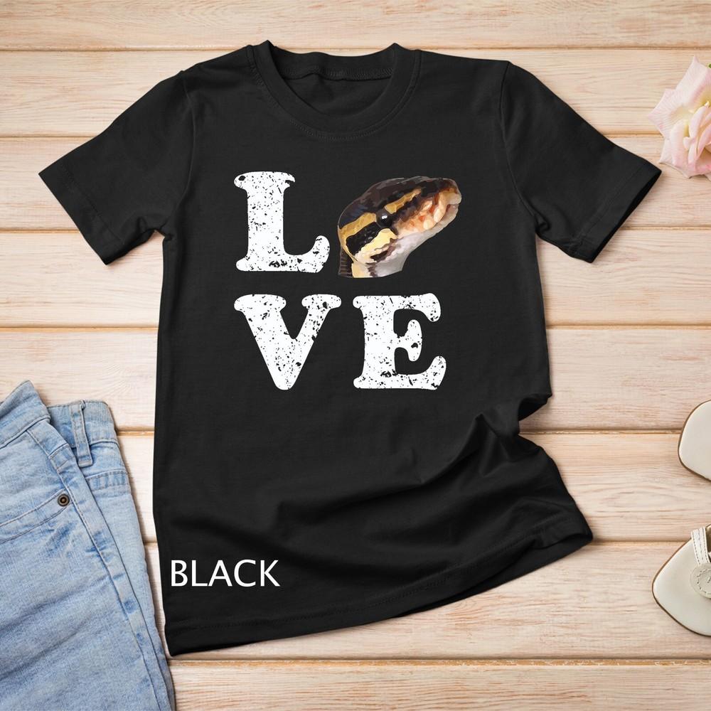 

I Love my Ball Python T-shirt - Pet Snake Lovers Gift Unisex T-shirt 4XL