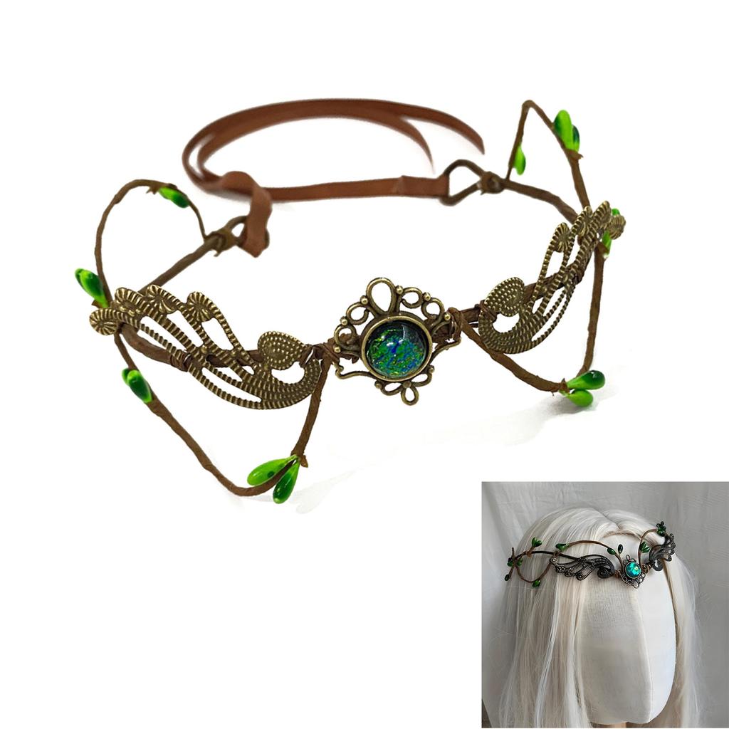 Silver Antler Crown With Crystals Adjustable Woodlands Circlet For Renaissances Festival Halloween Costume Photography