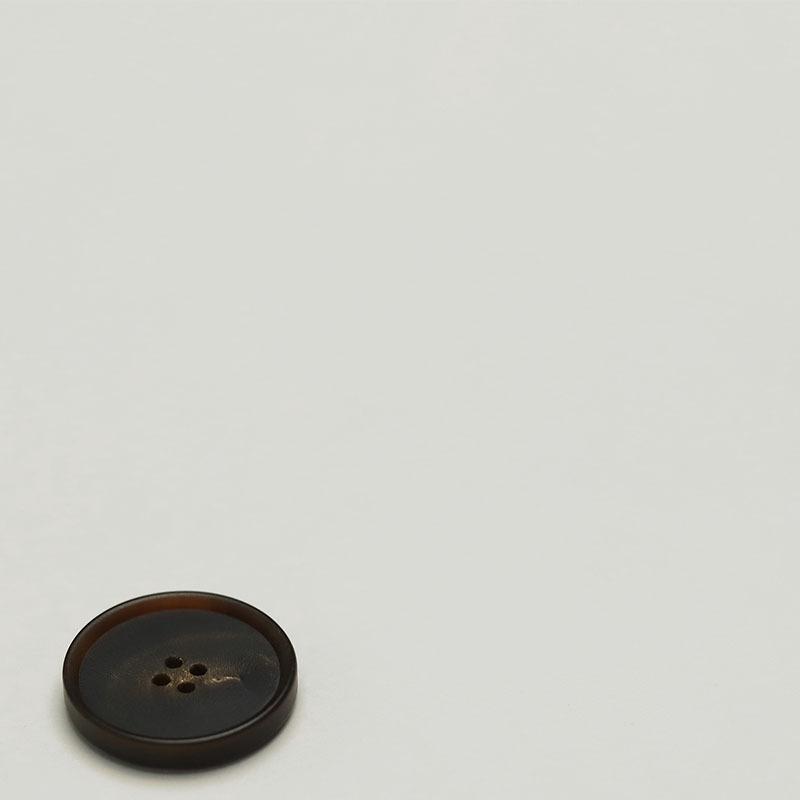 

Настоящий рог тонкий край пуговица на четыре глаза высокотекстурный материал пуговица для одежды мужское и женское пальто плащ пуговица 2 #[15mmM real horn ultra-fine edge coffee color]