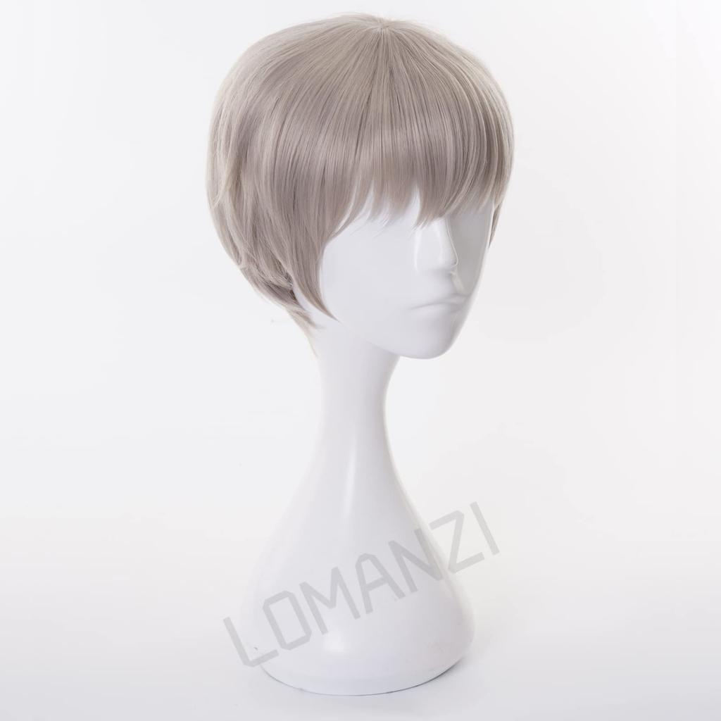 Toge Inumaki Cosplay Cosplay Wig with Party Wig, Heat-Resistant, Costume, Disguise, Net, Anime, Halloween, Christmas,
