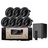 SANSUI 5.1 Home Theater KTV Amplifier System with Ceiling Speakers (CN Version)