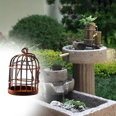 1:12 Dollhouse Miniature Birdcage Decoration Accessories Photo Props DIY Scene