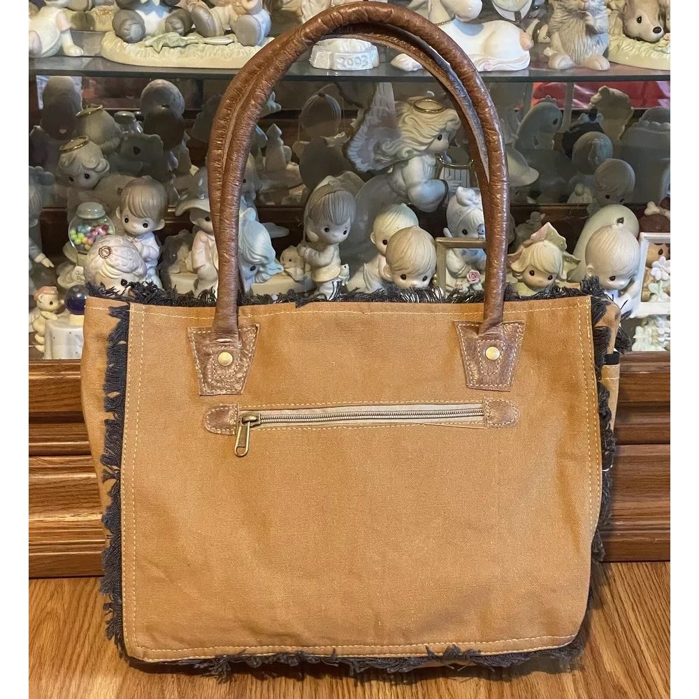 Navya Bags Upcycled Canvas Handbag Sel De Mer Tote