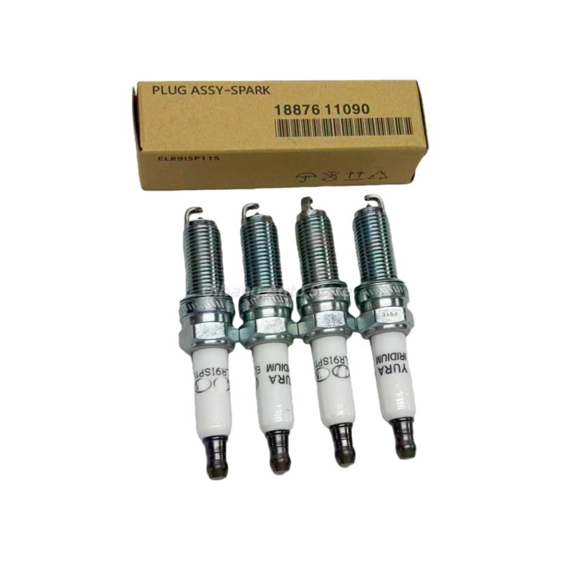 4PCS Spark Plugs for Hyundai All-New IX35 New Sportage Part Number: 18876-11090 1887611090