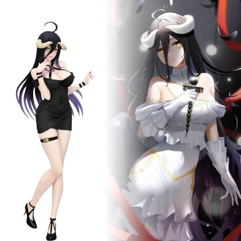 Albedo Overlord Mini Dress Version Figure Fiction Model Toys Statue Gift Garnish