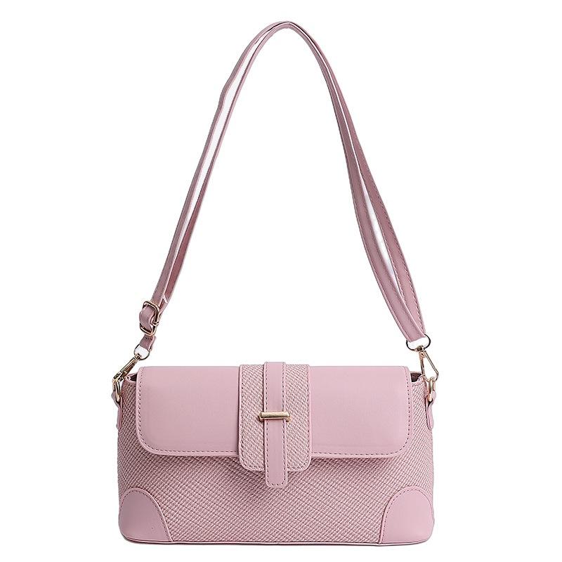 2025 New Retro Shoulder Bag Temperament Niche Splicing Fashion Personality Underarm Messenger Bag