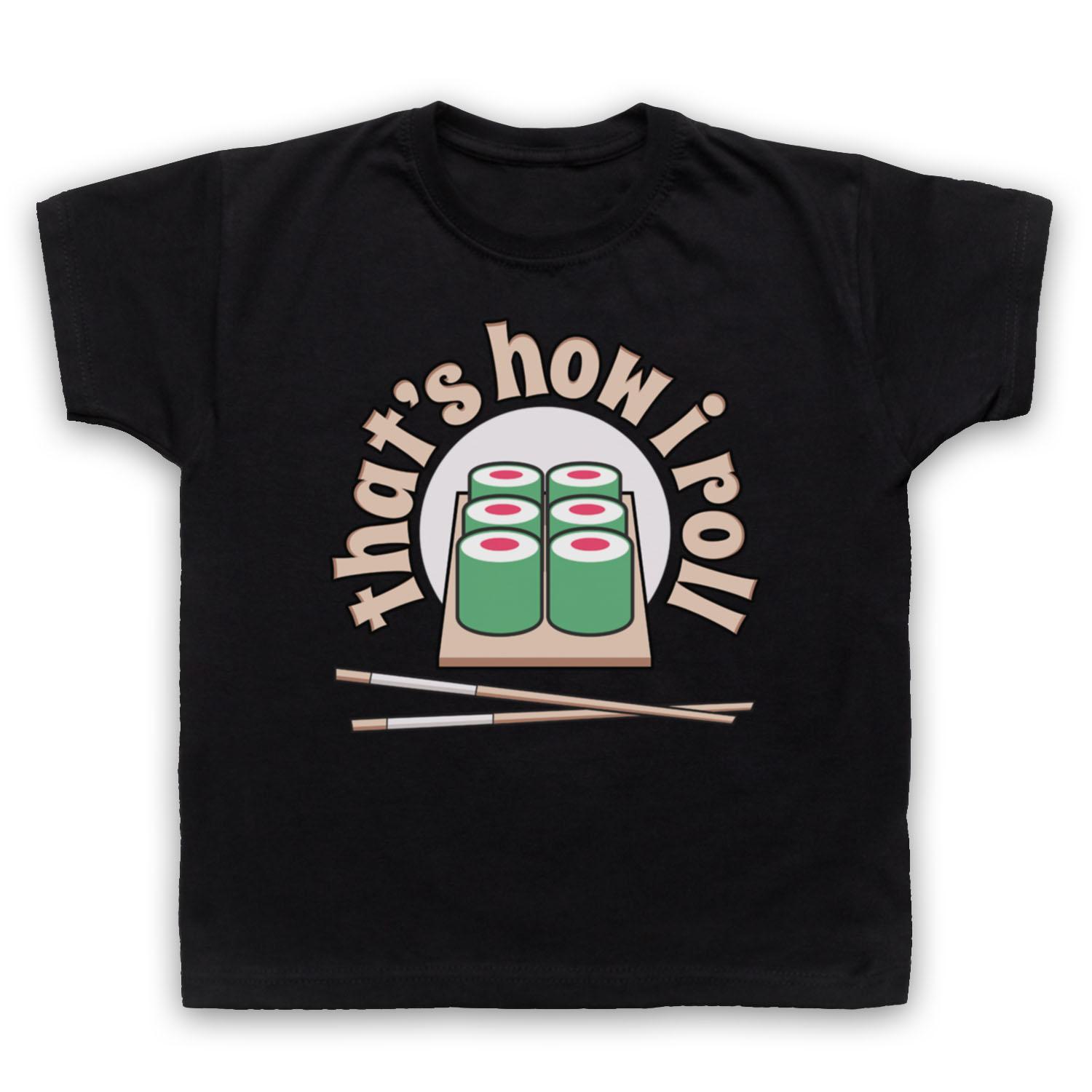 СУШИ ВОТ КАК Я КАЧАЮ ХИПСТЕРСКИЙ СМЕШНОЙ ЕДА ЮМОР ШУТКА ДЕТСКИЙ ДЕТСКИЙ Футболка 110