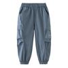 DAVE & BELLA Boys' Moisture-Wicking Jogger Cargo Pants